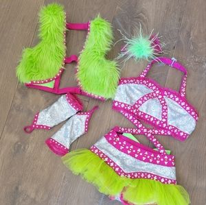 EUC Custom dance costume